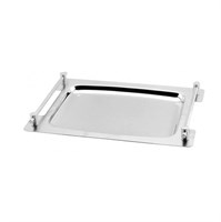 Блюдо с ручками 40*26 см, прямоугольное, нержавейка, P.L. - REG 3968