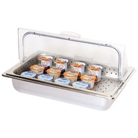 Гастроемкость перфорированная с крышкой GN1/1-65 мм, металл, P.L. Proff Cuisine 3989