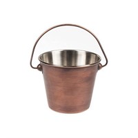 Ведерко Antique Copper для подачи, d 10,5 см, нержавейка, P.L. Proff Cuisine 4095