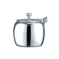 Сахарница с откидной крышкой 250 мл, металл, P.L. Proff Cuisine 4161