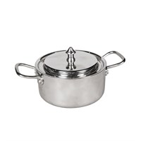 Кастрюля порционная с крышкой 12*5,5 см, 600 мл,нержавейка, P.L. Proff Cuisine 4242