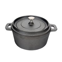 Кастрюля порционная с крышкой 250 мл, 10*4,5 см, чугун, P.L. Proff Cuisine 4247