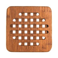 Подставка настольная под горячее 20*20*1,5 см, бамбук, P.L. Proff Cuisine 4292