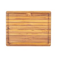 Доска для подачи, обработанная минеральным маслом 35*27*2,5 см, тик, P.L. Proff Cuisine 4304