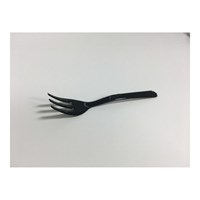 Вилка фуршетная пластик, черная, 9,6 см, 50 шт/уп, P.L. Proff Cuisine 4355