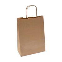 Пакет с ручками крафт, 32+16*43 см, бумага 90 г/см2, 250 шт/уп, Garcia de PouИспания 7044