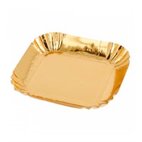 Подложка золотая, 6,5*6,5 см, картон, 100 шт, Garcia de PouИспания 7082