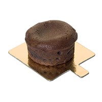 Подложка кондитерская двусторонняя 8*8 см, золотая/черная, картон, 250 шт 7084