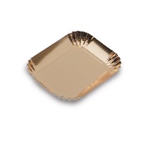 Подложка золотая 9,5*5 см, картон, 100 шт 7121