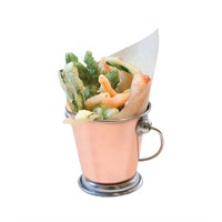 Мини-ведерко с медным покрытием, 9*9 см, нержавейка 7176