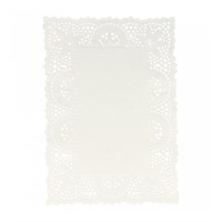 Салфетка ажурная белая 21*15 см, 250 шт/уп, Garcia de PouИспания 7255