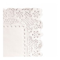 Салфетка ажурная белая 32*26 см, 250 шт/уп, Garcia de PouИспания 7258