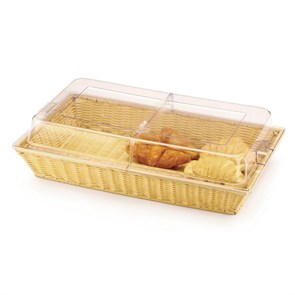 Подставка плетеная с крышкой 55*35*6,5 см, P.L. Proff Cuisine 3742