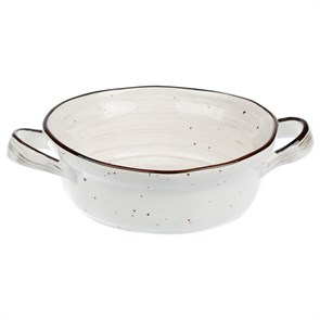 Бульонная чашка с ручками White Fusion 600 мл, d=15 см h 5,5 см, P.L. Proff Cuisine 916