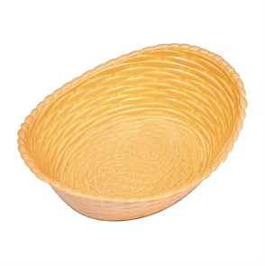 Хлебница плетеная овальная 21*16,5*6,8 см, бежевая, P.L. Proff Cuisine 3768