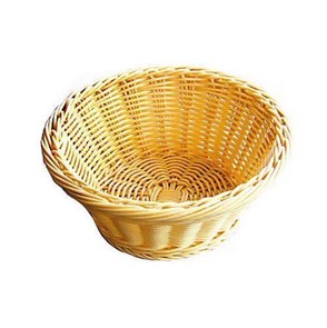 Хлебница плетеная d 18,5 см, h 7,5 см, ротанг, бежевая, круглая, P.L. Proff Cuisine 3771