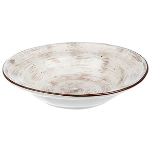 Тарелка глубокая White Fusion 350 мл, 22 см, P.L. Proff Cuisine 919