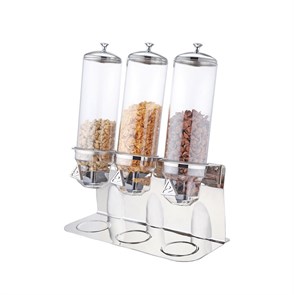 Диспенсер сервировочный для сухих продуктов, 3 колбы*4 л, P.L. Proff Cuisine 3903
