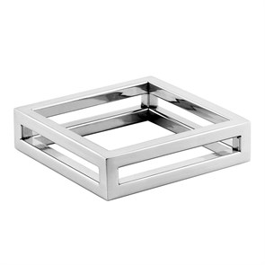 Подставка фуршетная 12*12 см h 3 см, металл, P.L. Proff Cuisine 3926