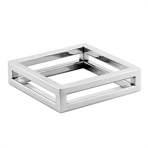 Подставка фуршетная 18*18 см h 3 см, металл, P.L. Proff Cuisine 3927