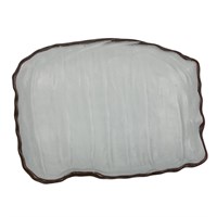 Блюдо/салатник 450мл, 26*20cм, h=4.3cм,серия "White Matt Taiga"  P.L. 16606