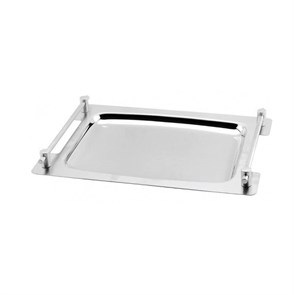 Блюдо с ручками 40*26 см, прямоугольное, нержавейка, P.L. - REG 3968