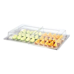 Поднос с пластиковой крышкой GN1/1 (520*300 мм), металл, P.L. Proff Cuisine 3987