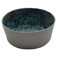 Салатник меламиновый 24.2*9.8 см,Damask Blue,  P.L. 17738
