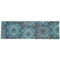 Блюдо,поднос GN 2/4 меламиновый 53*16.2см, Damask Blue,  P.L. 17742
