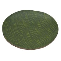 Блюдо,поднос меламиновый 26*26*3.5см  ,Green Banana Leaf,P.L. 17747