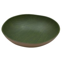 Салатник меламиновый 31.5*31.5*8.5 см  P.L. Green Banana Leaf 17749