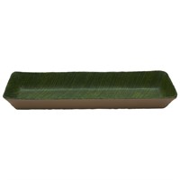Блюдо (GN 2/4) меламин  53*16.2*6.5см  P.L. Green Banana Leaf 17763