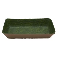 Блюдо (GN 1/4) меламин  26.5*16.2см, h=6.5см  P.L. Green Banana Leaf 17765