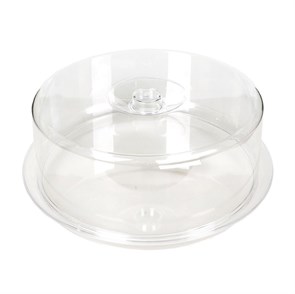 Подставка для торта круглая с крышкой d 34 см, пластик, P.L. Proff Cuisine 4003