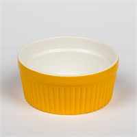 Чашка для подачи десерта "Крем-Карамель",12 см,желтая,фарфор, P.L. Proff Cuisine 21716
