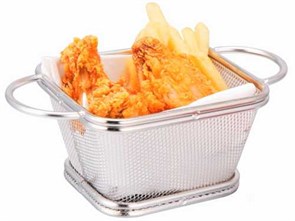 Корзинка для подачи 10,5*9*6,5 см, металл, P.L. Proff Cuisine 4111