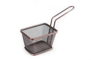 Корзинка Antique Copper для подачи 10*9 см, нержавейка, P.L. Proff Cuisine 4115