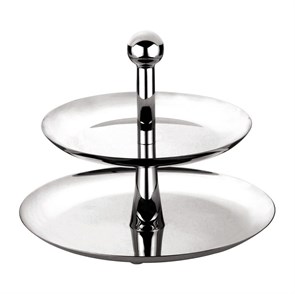 Этажерка, 2 яруса, h 23 см, нержавейка, P.L. Proff Cuisine 4127