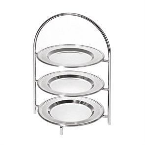 Этажерка, 3 яруса, h 24 см, d блюд 15,5 см, P.L. - BarWare & REG 4133
