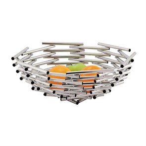 Фруктовница d 34 см, h 13 см, нержавейка, P.L. Proff Cuisine 4137