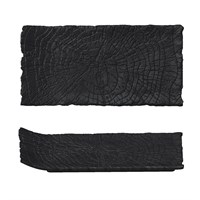 Блюдо прямоугольное 29,5*14,5*2,5 см, серия "Black Raw Wood"  P.L. - ProffCuisine 24379