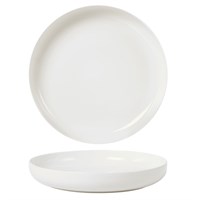 Тарелка c бортом 21,5см, h=3.5см, фарфор "NOBLE" серия "Fine Plus" 24551
