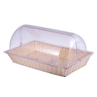 Подставка плетеная с пластиковой крышкой 55*33*26 см,  P.L. Proff Cuisine 24792