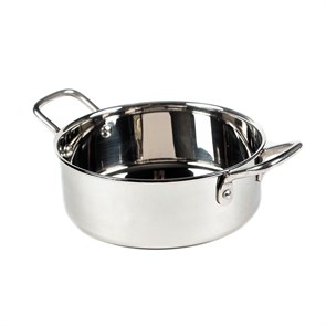 Кастрюля без крышки для подачи d 15,3 см, h 5 см, нержавейка, P.L. Proff Cuisine 4202
