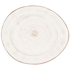 Тарелка White Fusion 26,5*22,5 см, P.L. Proff Cuisine 960