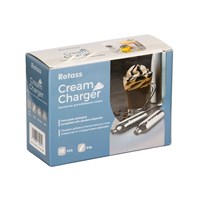 Баллончики для взбивания сливок (N2O) 10 шт/уп, "ROTASS" 31377