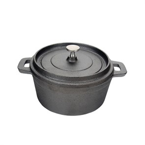 Кастрюля порционная с крышкой d 14 см, 600 мл, чугун, P.L. Proff Cuisine 4248