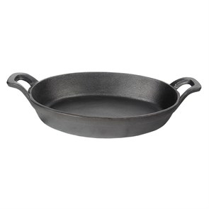 Сковорода порционная овальная 15*10 см, чугун, P.L. Proff Cuisine 4262