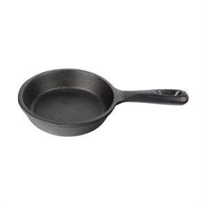 Сковорода порционная круглая с ручкой d 13 см, h 3 см, 200 мл, чугун, P.L. Proff Cuisine 4265