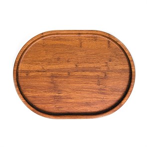 Блюдо овальное для подачи 33*24*2,5 см, бамбук, P.L. Proff Cuisine 4290